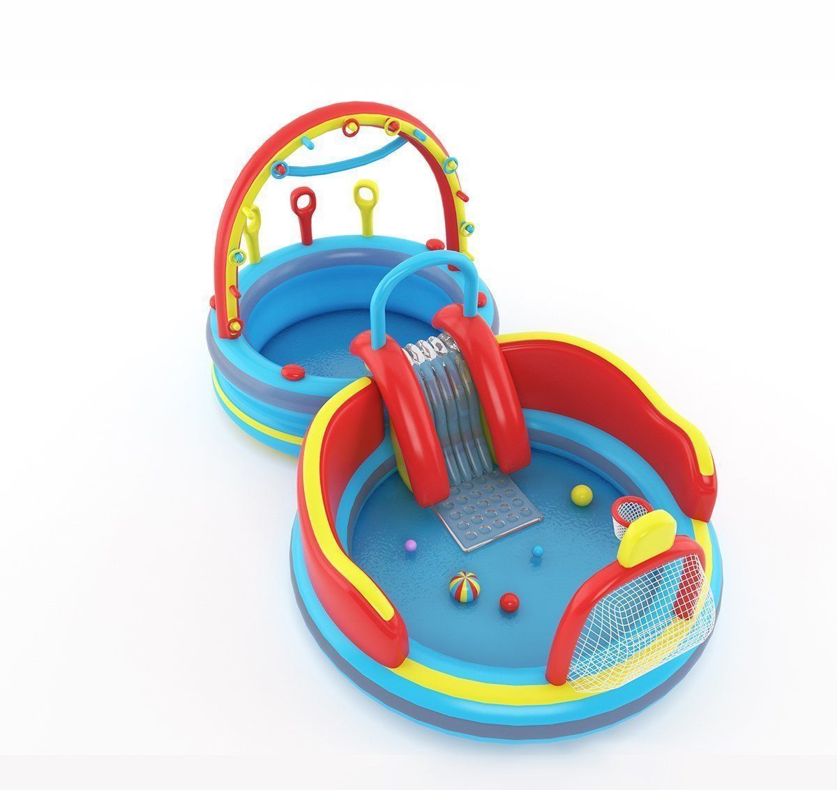 inflatable pool kid 3D model_2