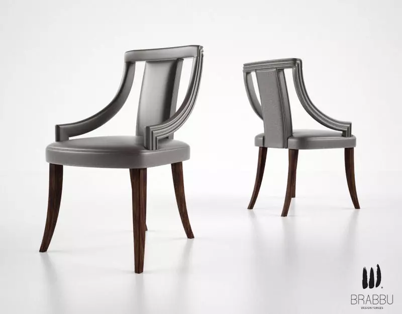 Brabbu Eanda dining chair 3D model