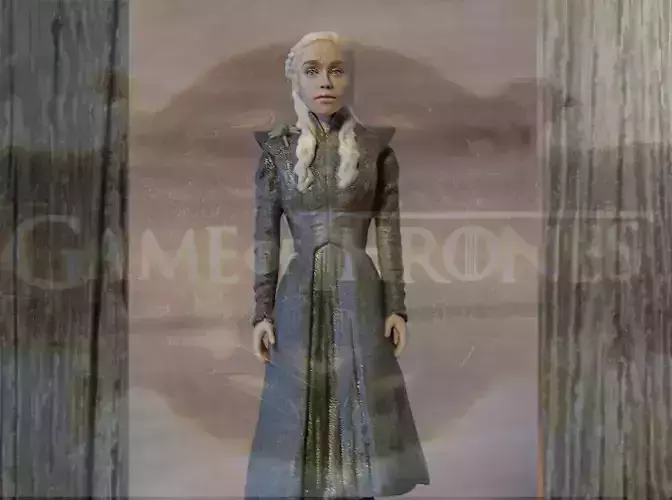 Daenerys Targaryen ready for full color 3D printing 3D print model