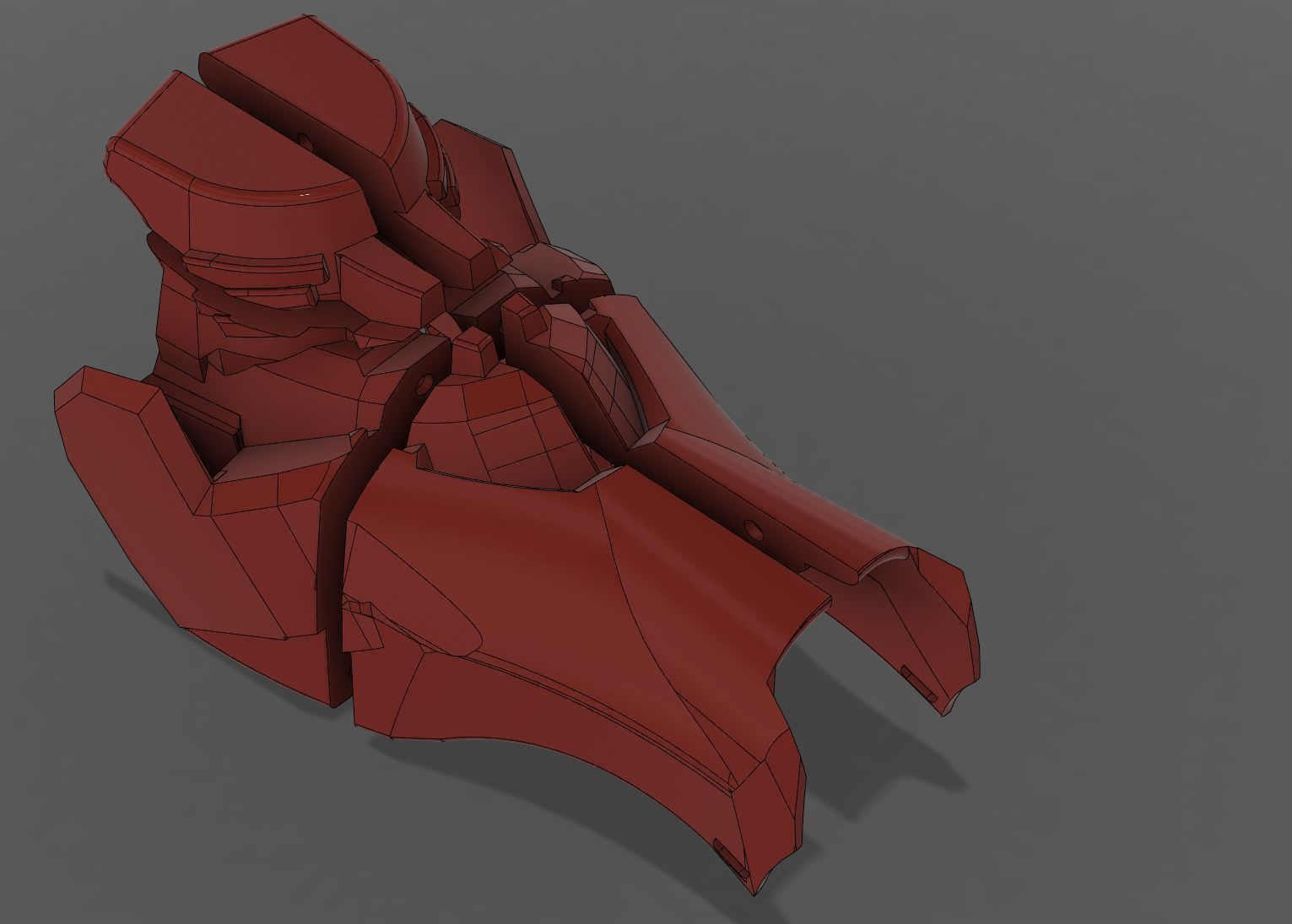 Reaper Cosplay Armor Overwatch 3D print model_6