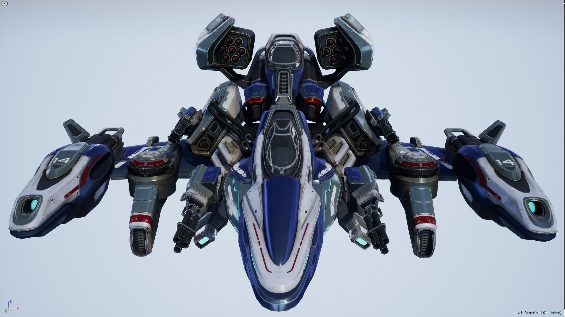 Spaceships Essential Pack - game models Low-poly 3D model_30