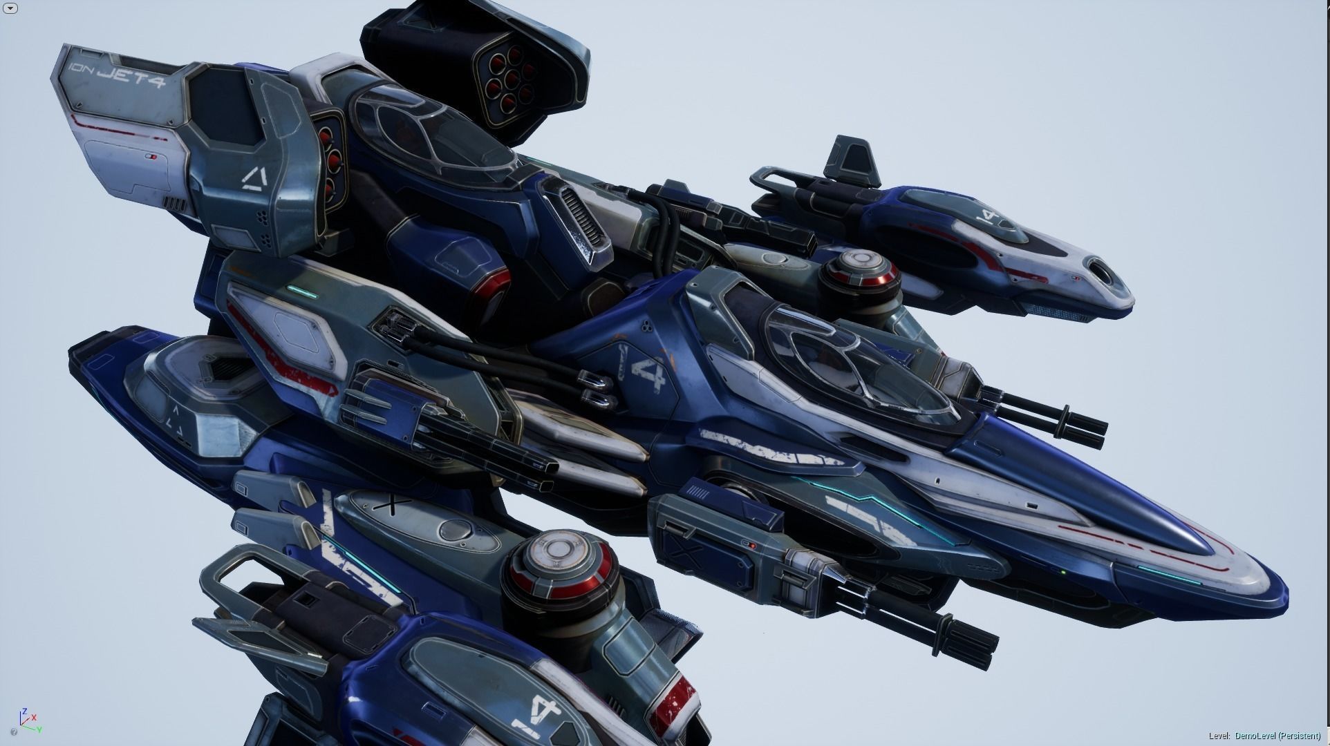 Spaceships Essential Pack - game models Low-poly 3D model_29