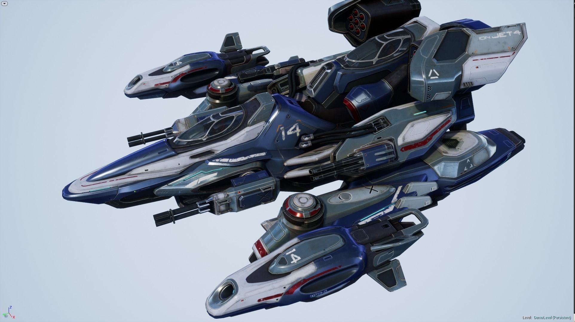 Spaceships Essential Pack - game models Low-poly 3D model_32