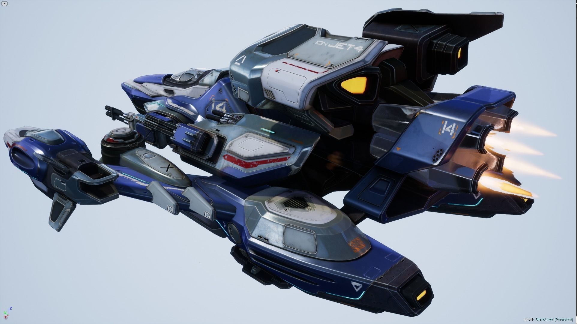 Spaceships Essential Pack - game models Low-poly 3D model_33
