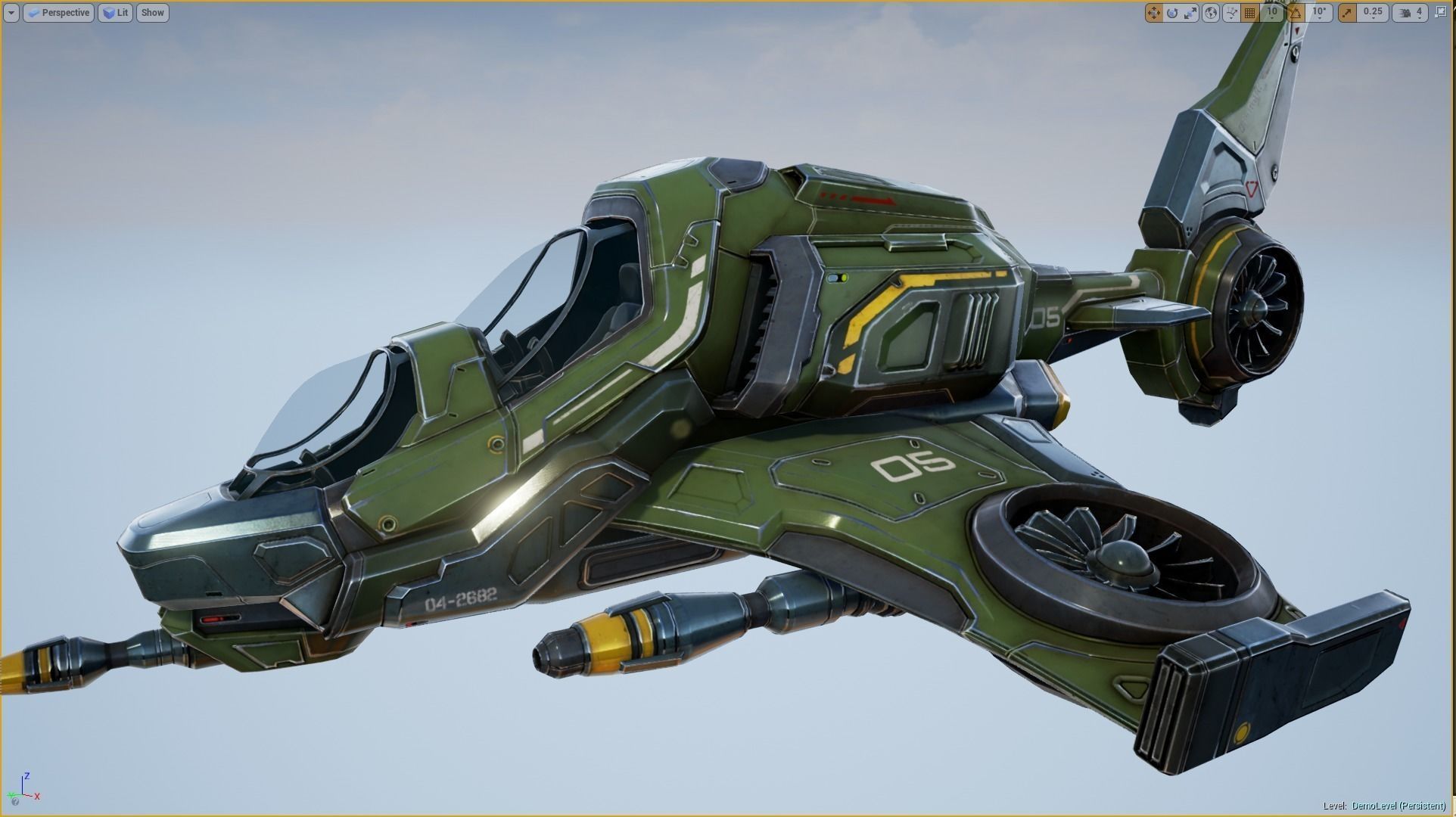 Spaceships Essential Pack - game models Low-poly 3D model_7