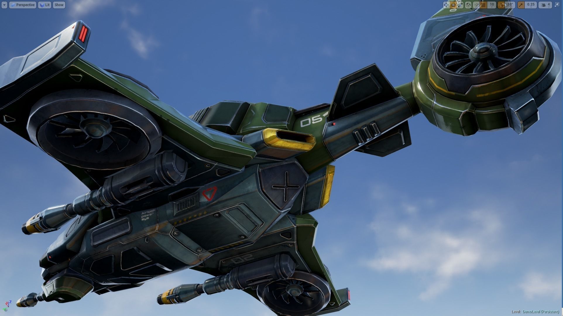 Spaceships Essential Pack - game models Low-poly 3D model_4