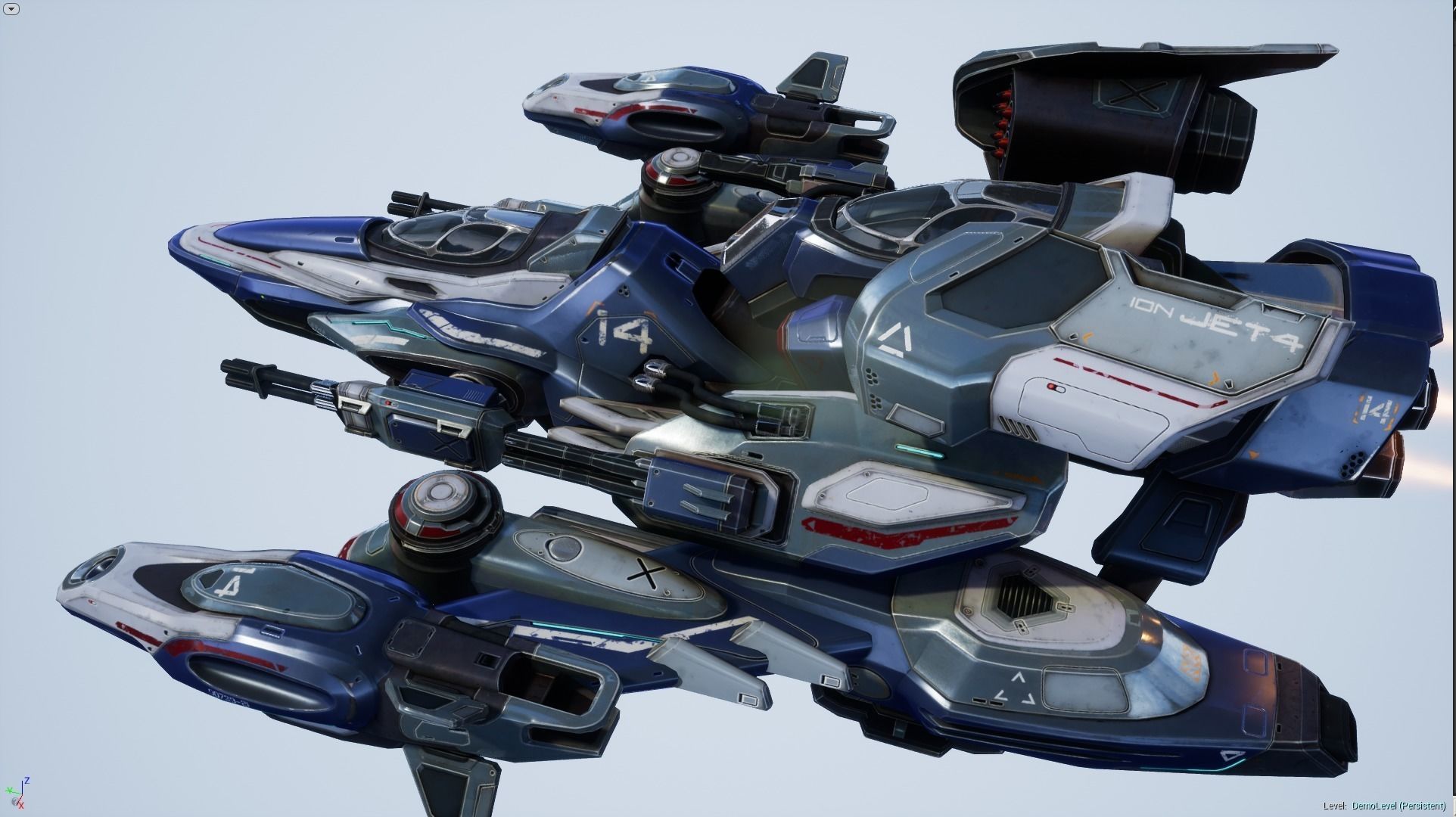 Spaceships Essential Pack - game models Low-poly 3D model_28