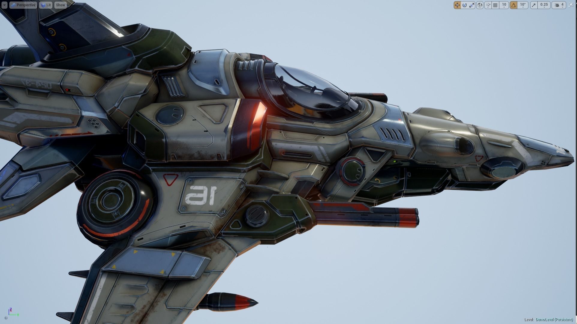 Spaceships Essential Pack - game models Low-poly 3D model_12