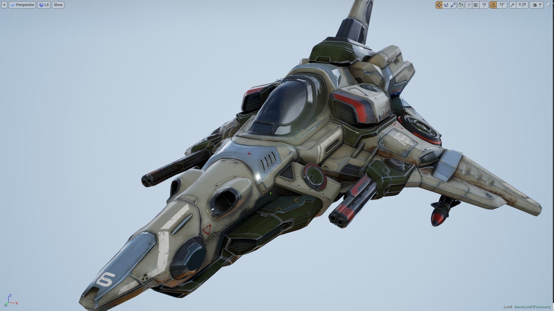 Spaceships Essential Pack - game models Low-poly 3D model_8