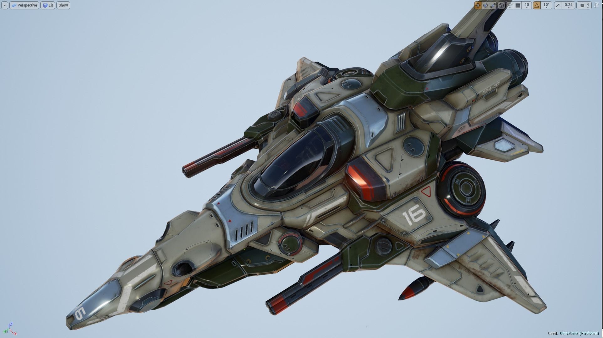 Spaceships Essential Pack - game models Low-poly 3D model_11