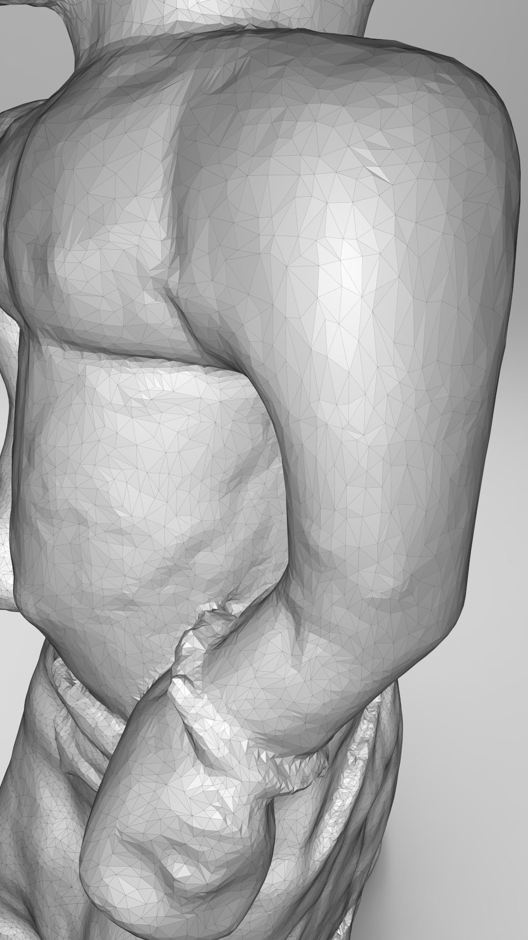 Nigerian figurine statue 3D print model_6