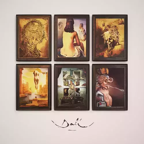 Salvador Dali 3D model