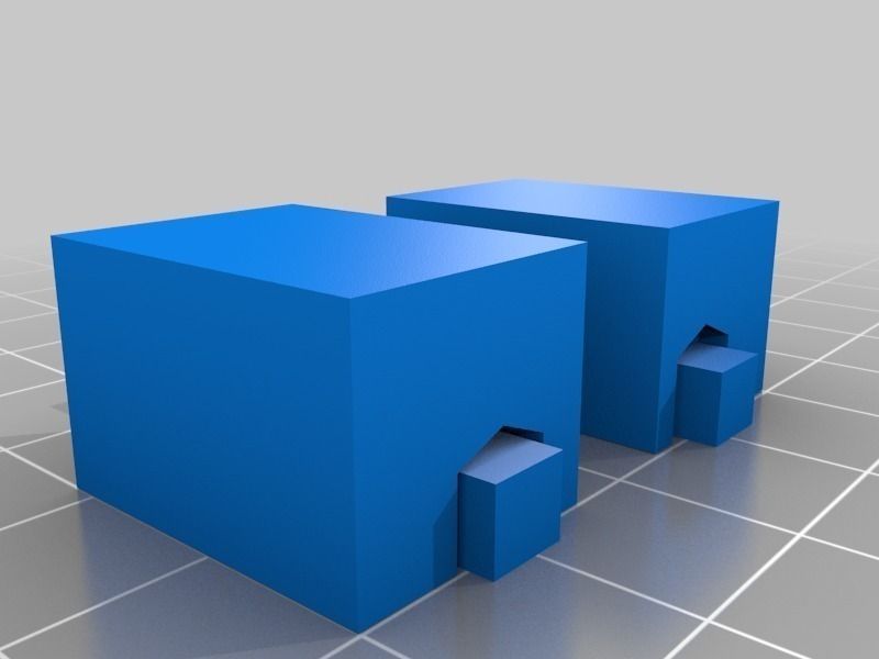 printable hinge tests Free 3D print model_1
