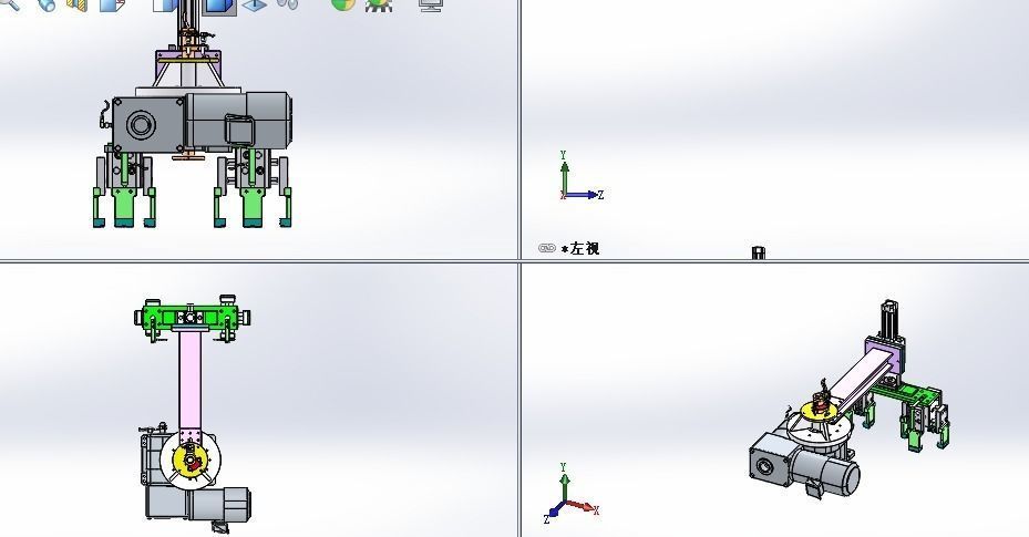 Rotating clamping mechanism 3D model_7