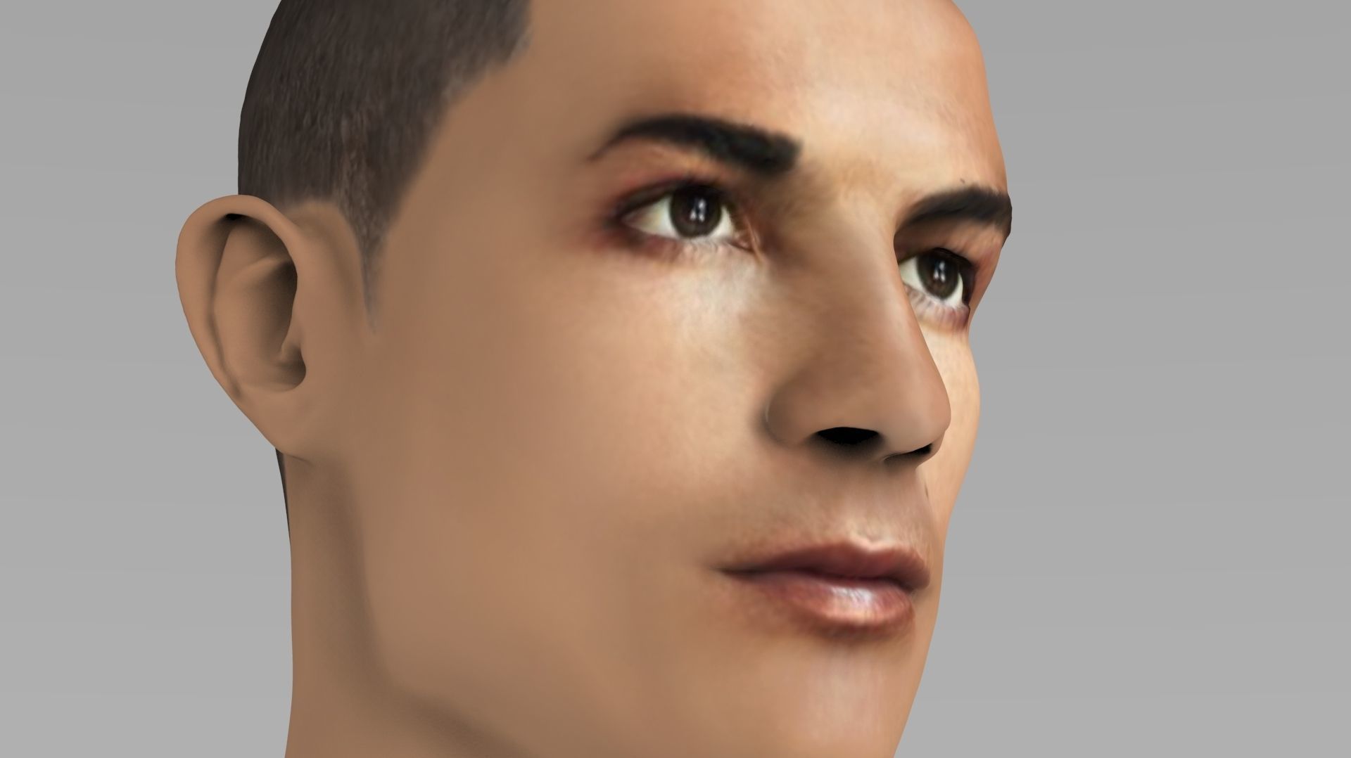 Cristiano Ronaldo Portugal ready for full color 3D printing 3D print model_14