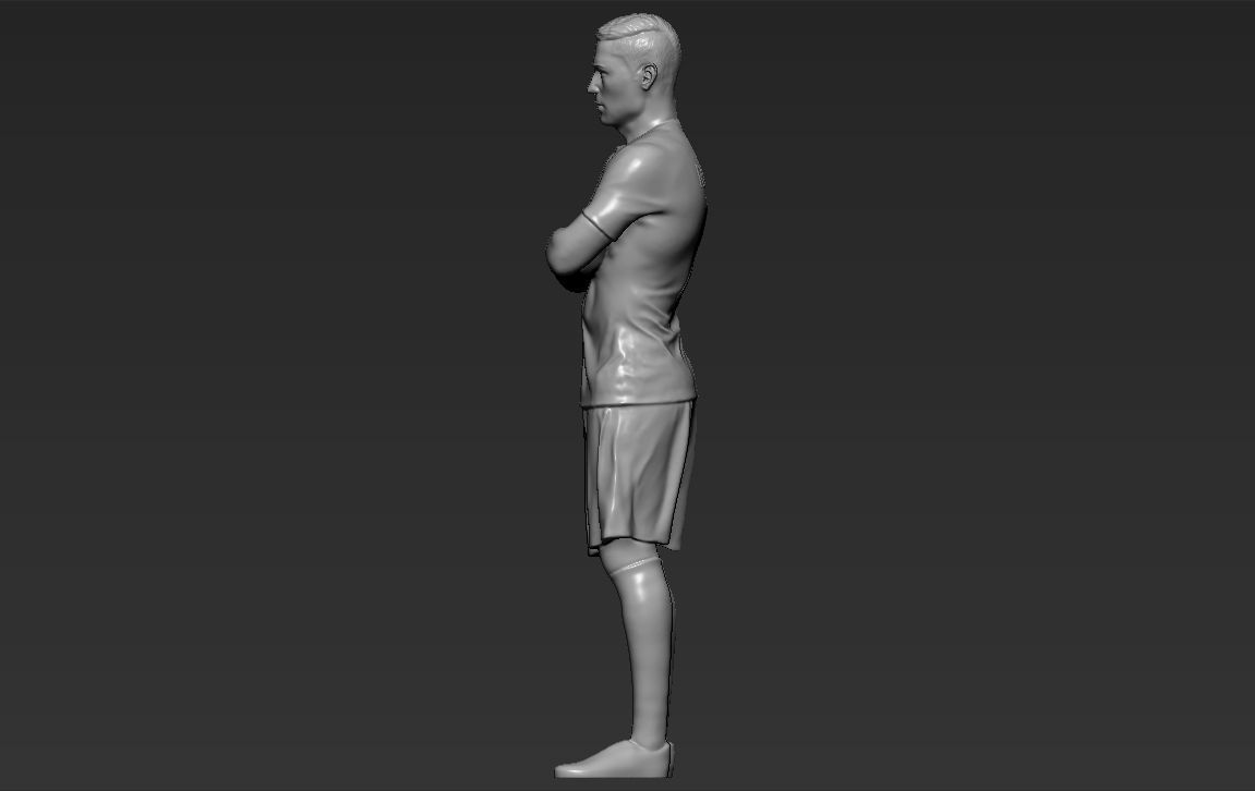 Cristiano Ronaldo Portugal ready for full color 3D printing 3D print model_41