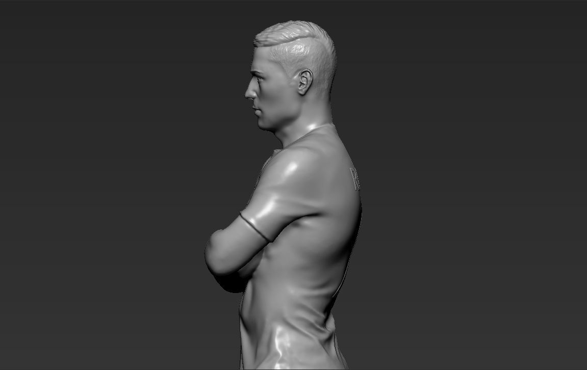 Cristiano Ronaldo Portugal ready for full color 3D printing 3D print model_37