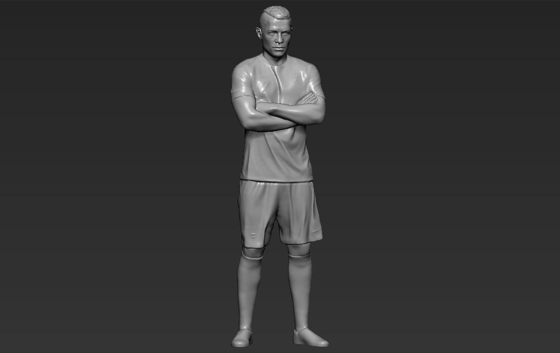 Cristiano Ronaldo Portugal ready for full color 3D printing 3D print model_48