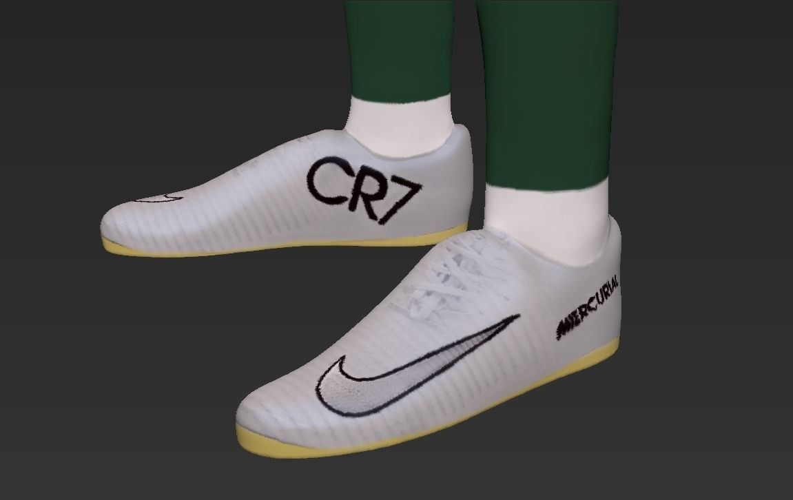 Cristiano Ronaldo Portugal ready for full color 3D printing 3D print model_20