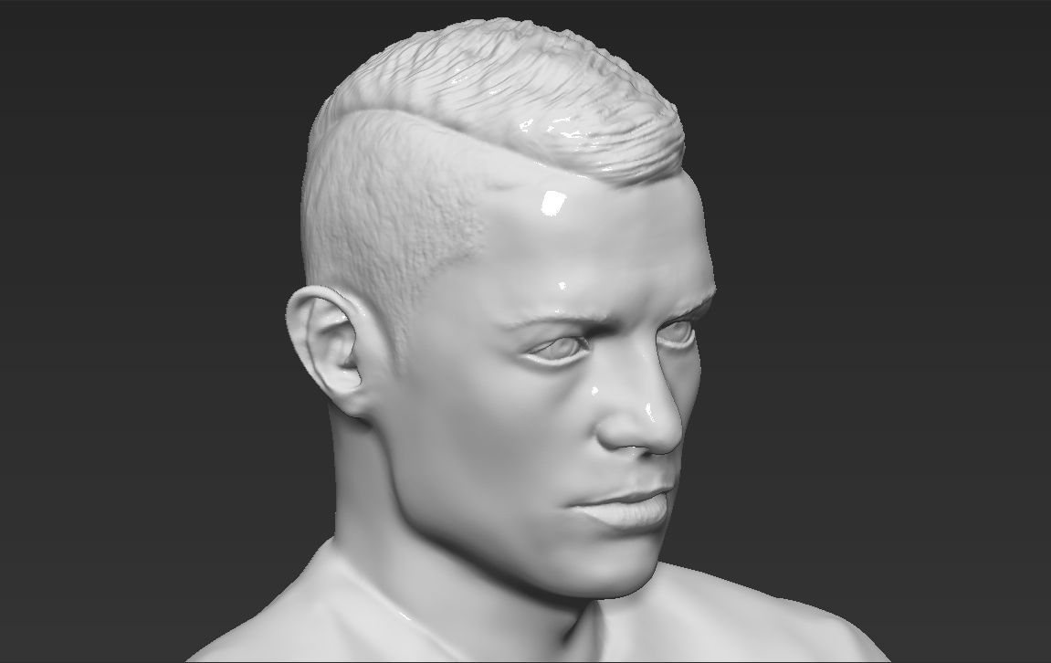 Cristiano Ronaldo Portugal ready for full color 3D printing 3D print model_38