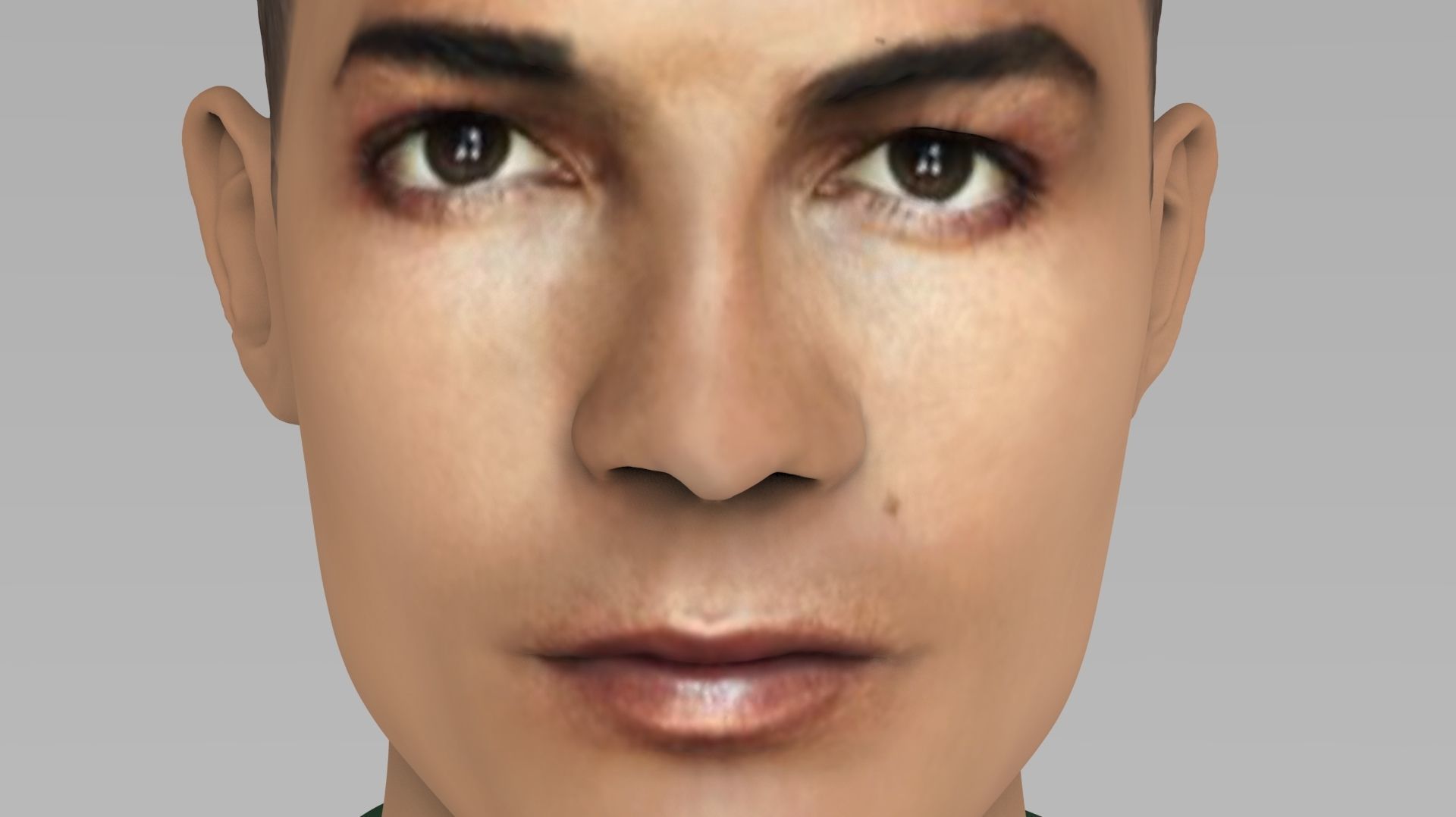 Cristiano Ronaldo Portugal ready for full color 3D printing 3D print model_13