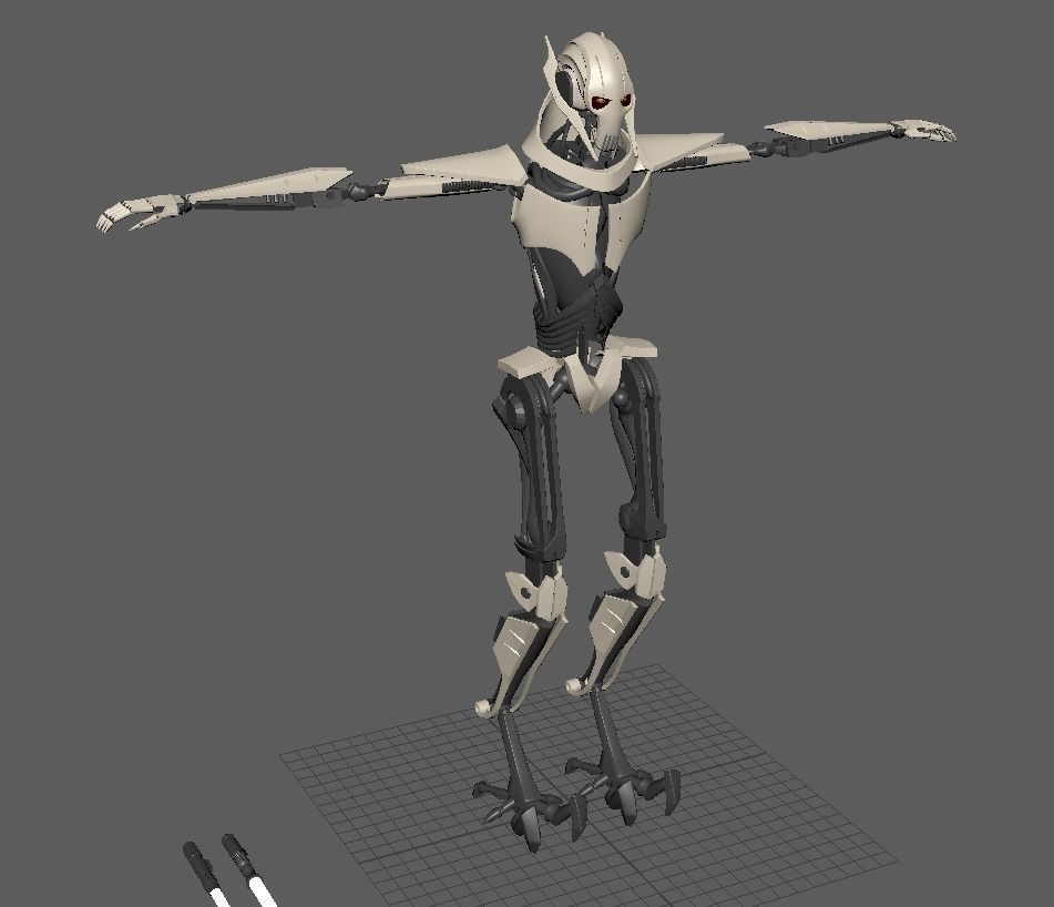General Grievous 3D model_3