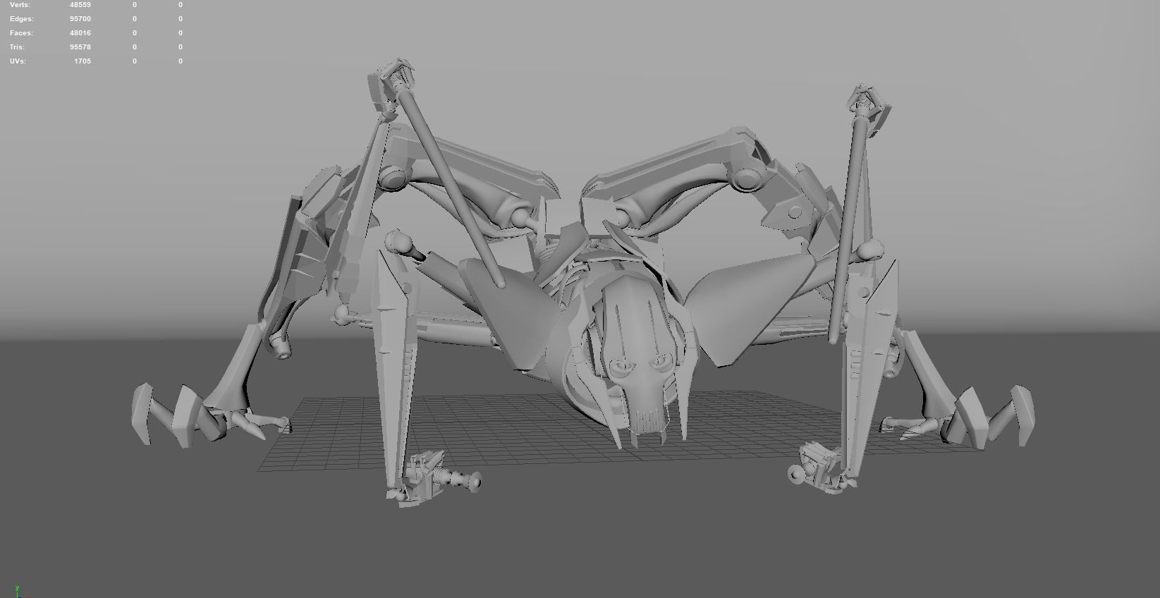 General Grievous 3D model_7