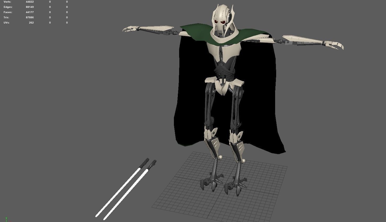 General Grievous 3D model_9
