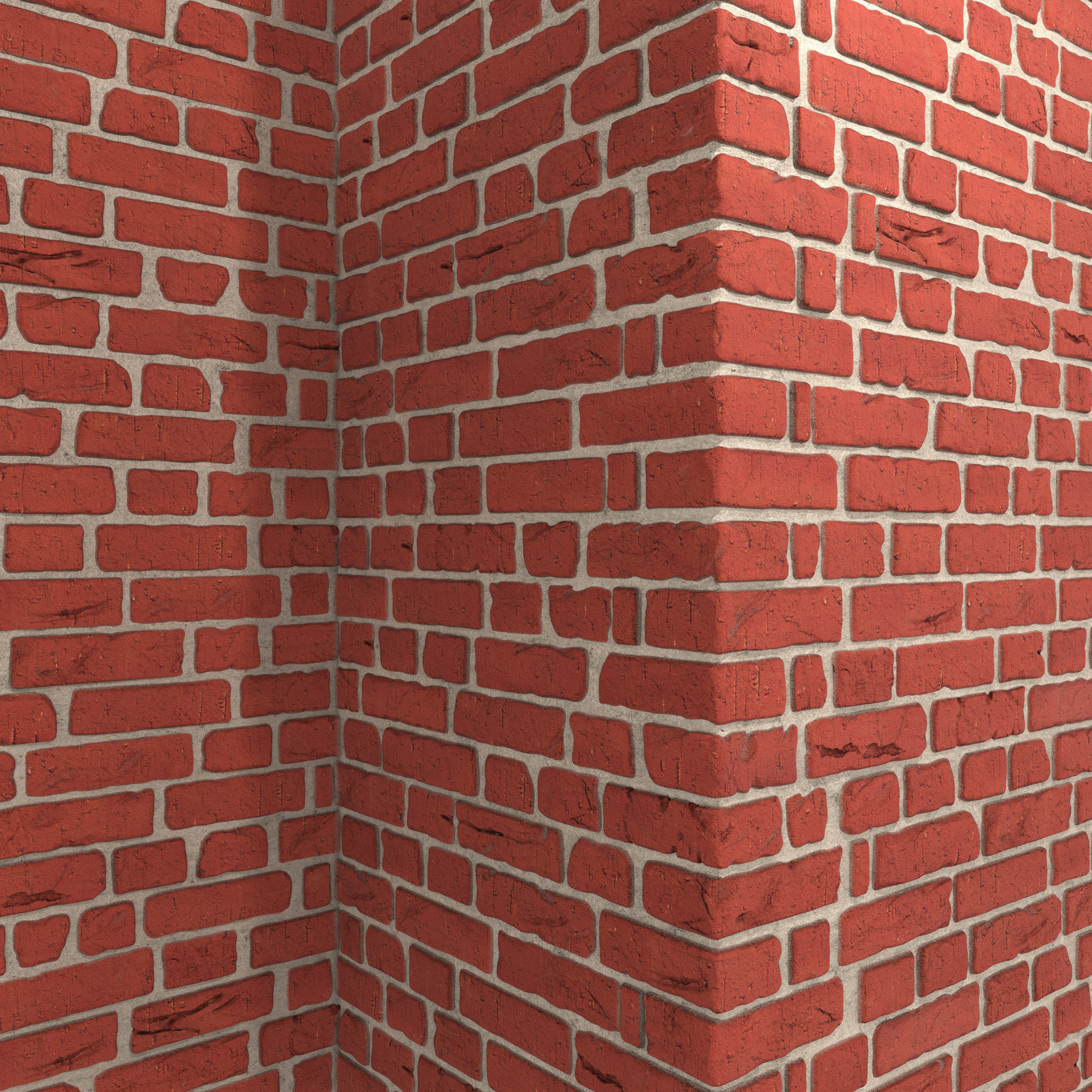Bricks with corners 3D model_6