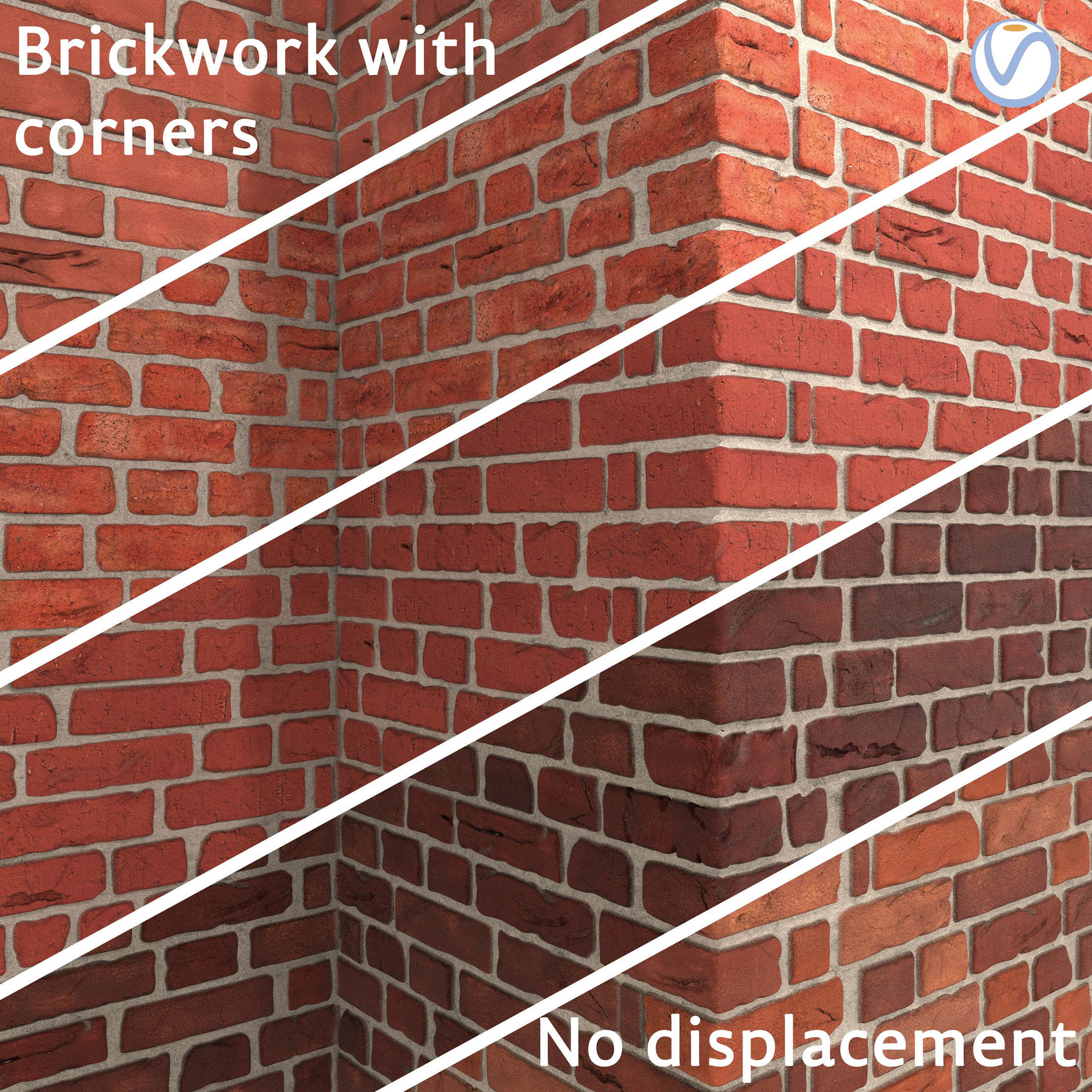 Bricks with corners 3D model_0