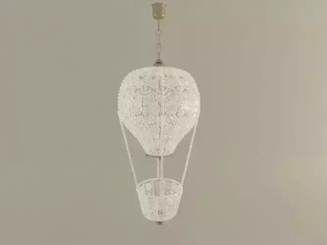 Baloon chandlier Low-poly 3D model