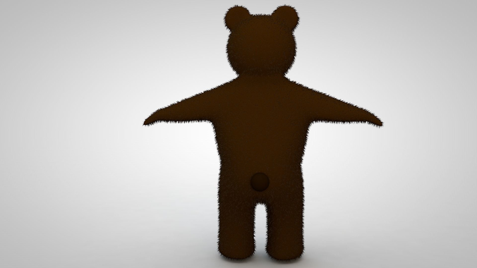 3D Model Teddy Bear Character