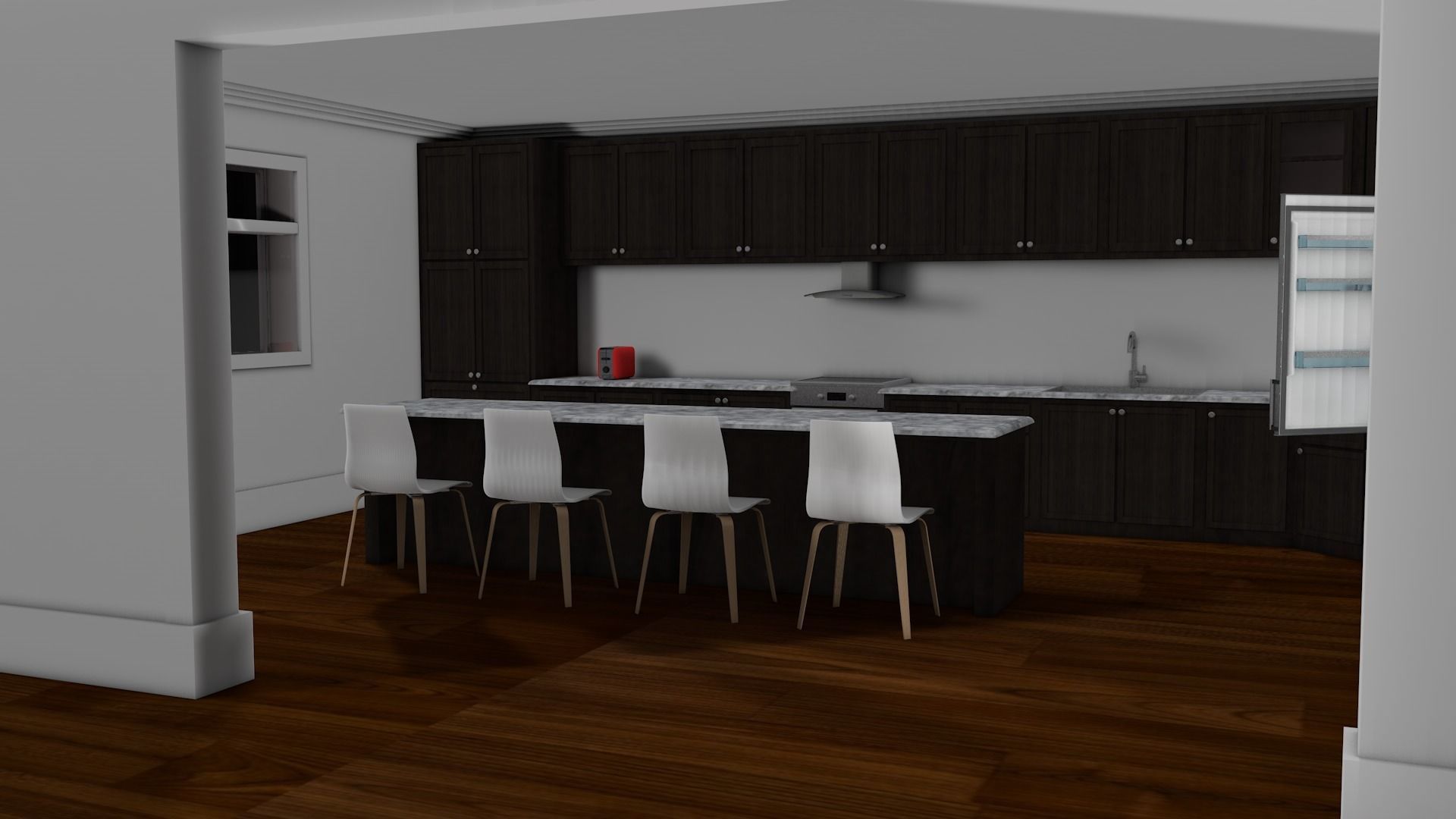 Kitchen Interior Free 3D model