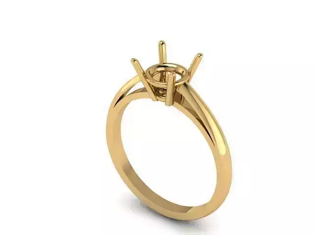  Engagement solitare ring Women