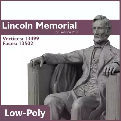Low-Poly - Abraham Lincoln Memorial