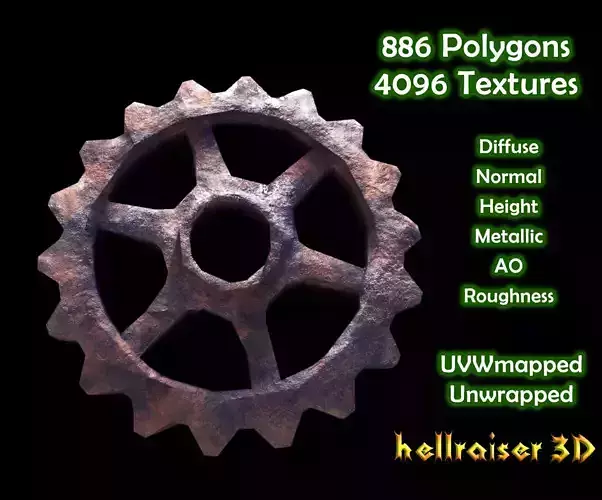 Gears - PBR - Textured