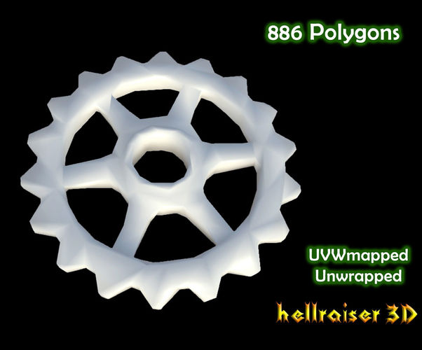 Gears - Free Free low-poly 3D model