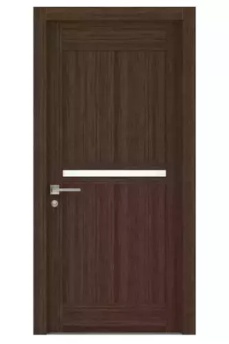 Door-060 wooden door with glass panel