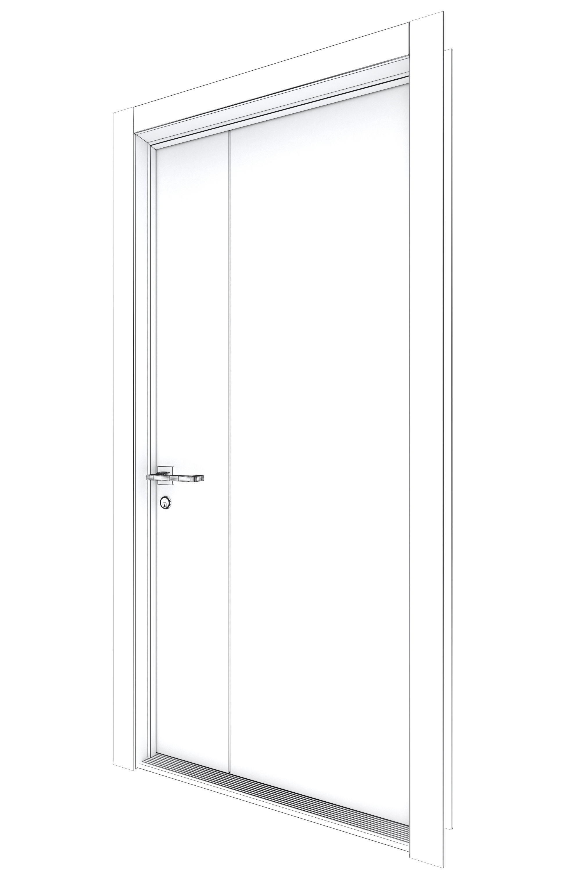 Door-069 interior door 3D model_5