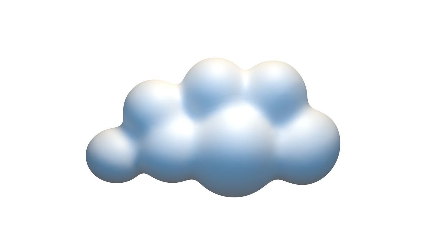 Cloud V2 3D model_0