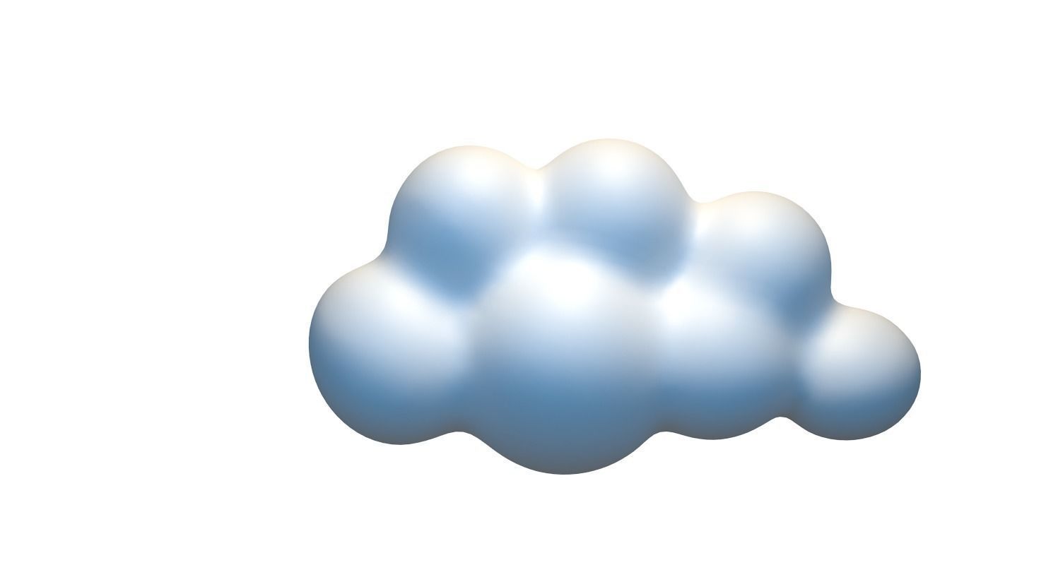 Cloud V2 3D model_4