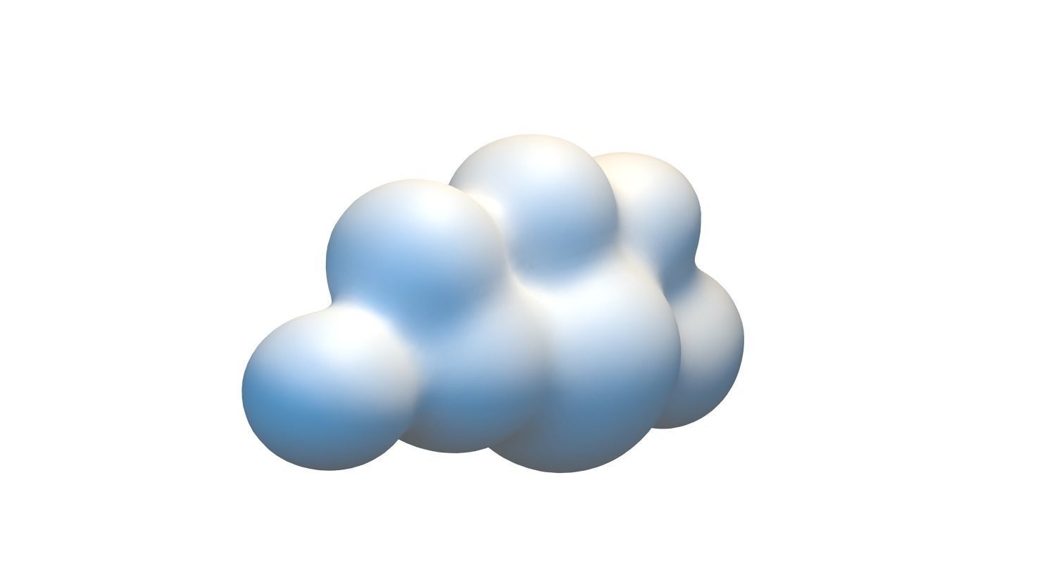 Cloud V2 3D model_1