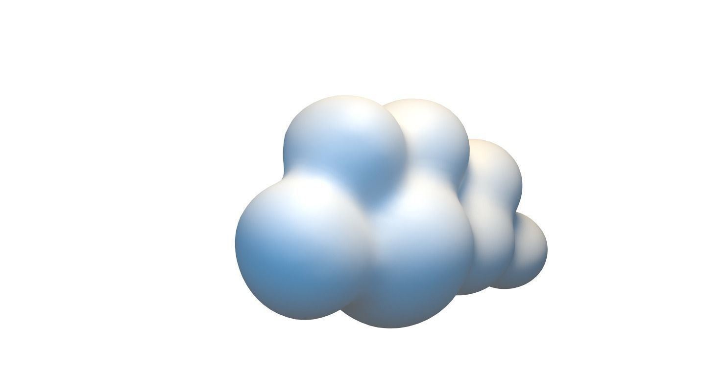 Cloud V2 3D model_5