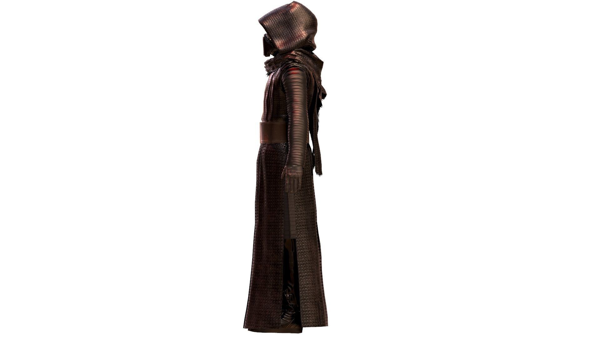 Kylo Ren Low-poly 3D model_16