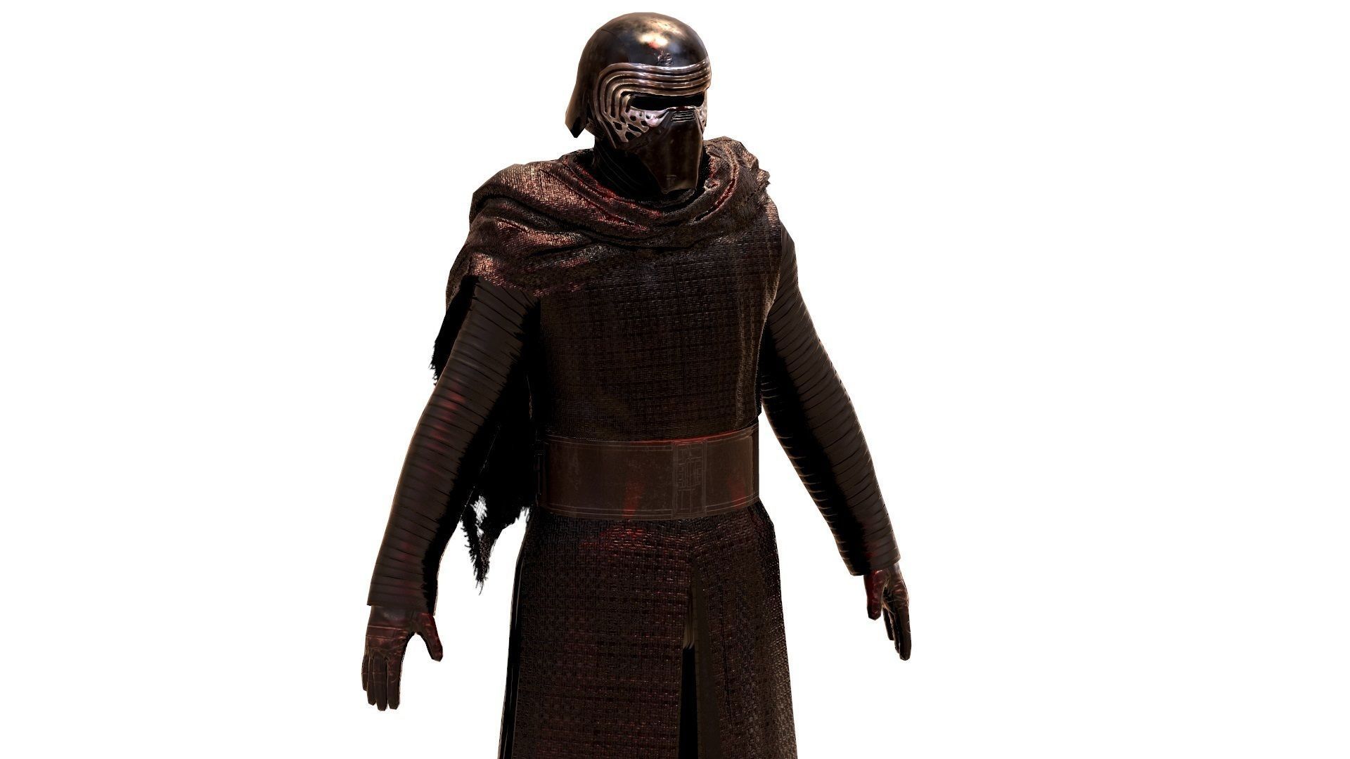 Kylo Ren Low-poly 3D model_15
