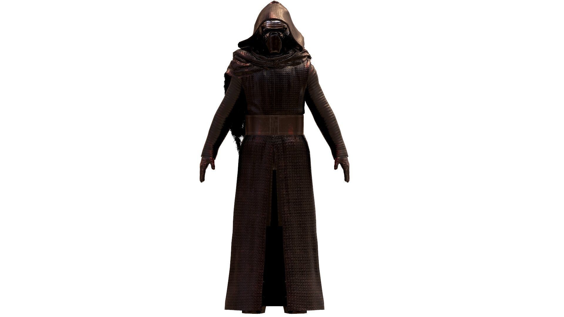 Kylo Ren Low-poly 3D model_18