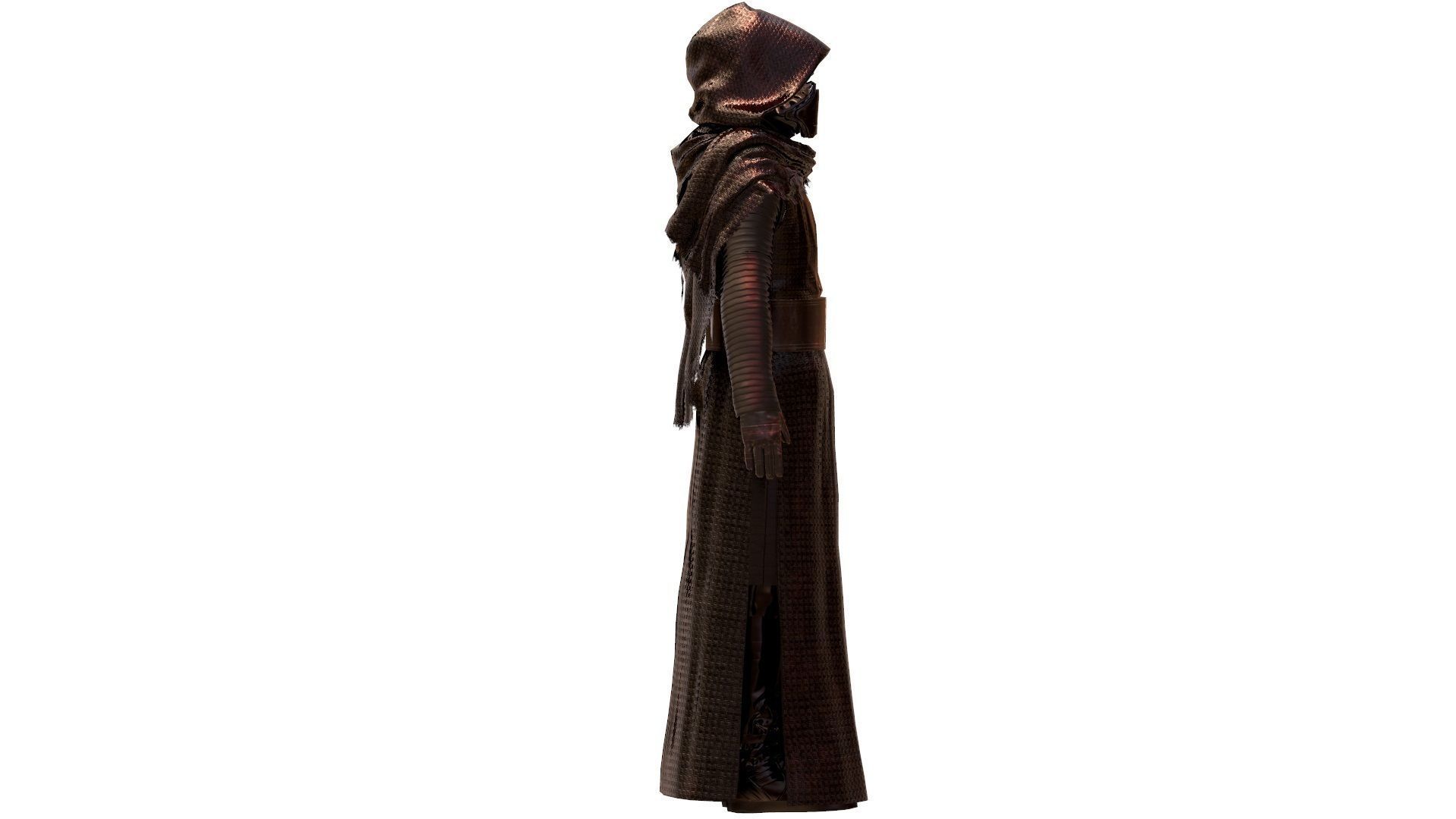 Kylo Ren Low-poly 3D model_17