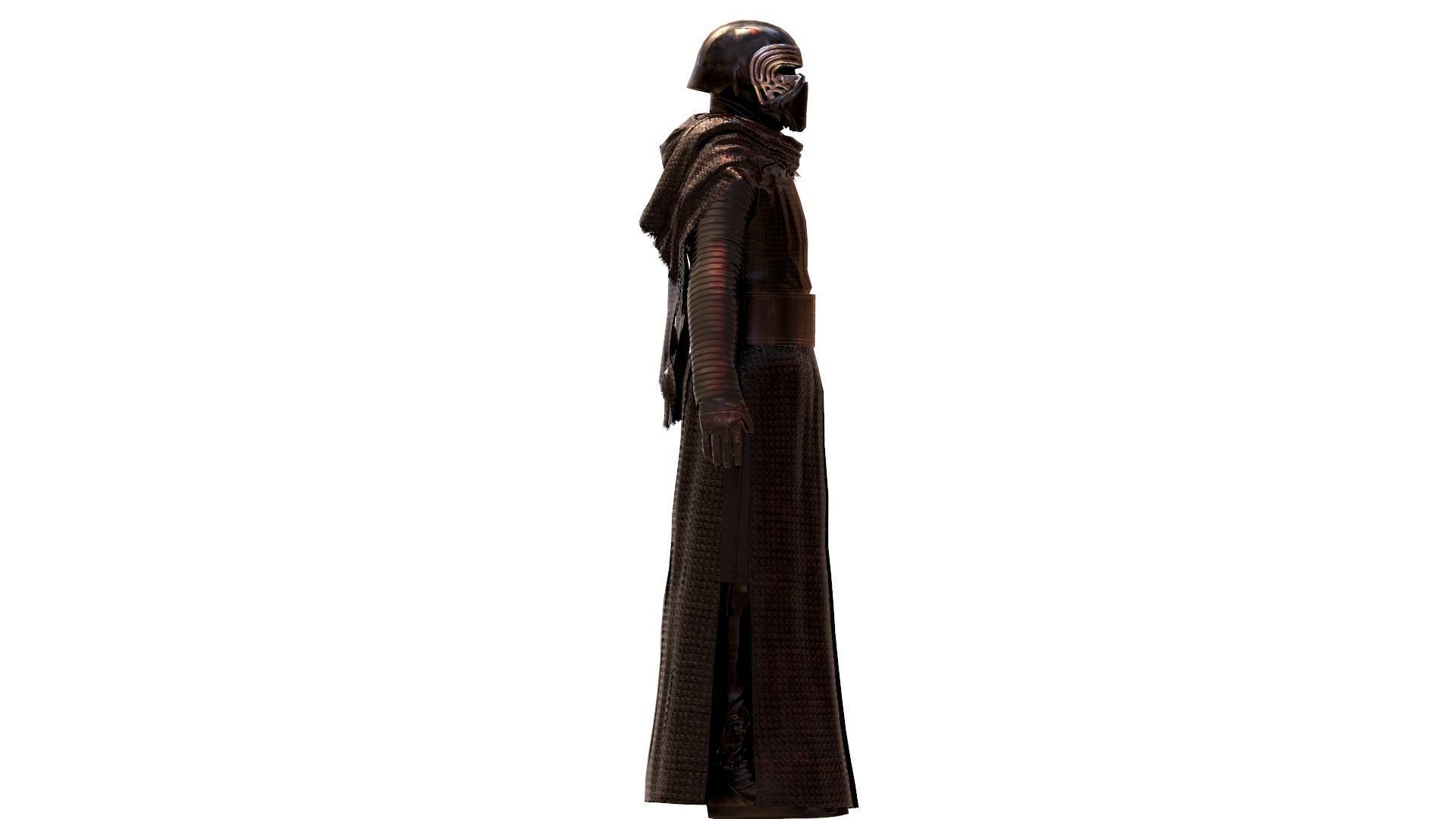Kylo Ren Low-poly 3D model_12