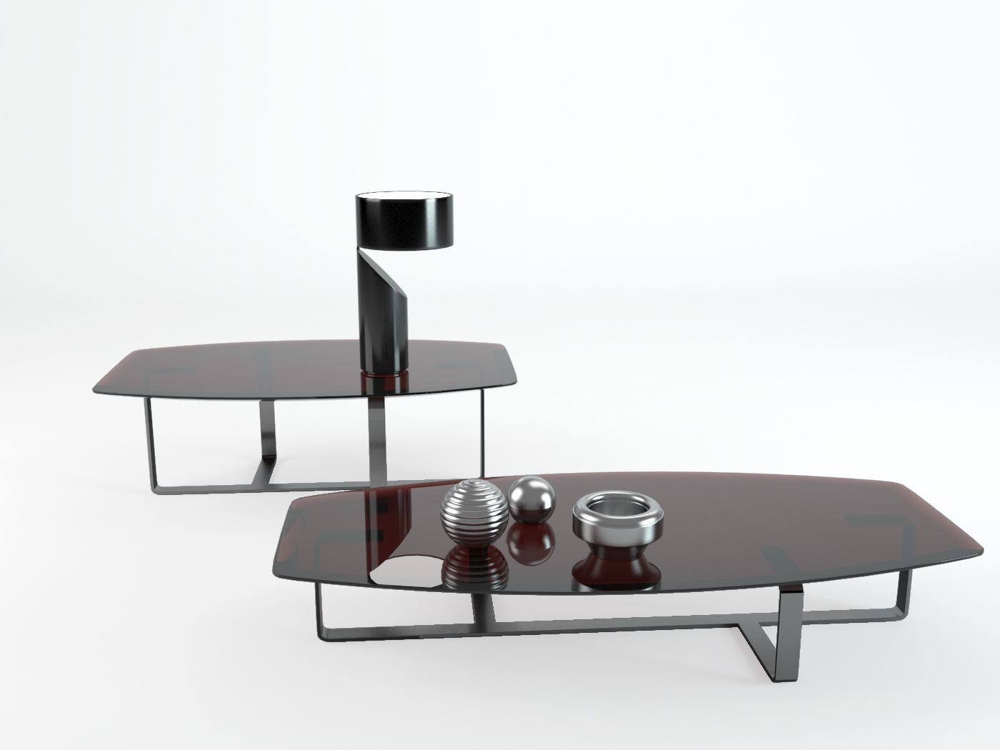 Table Tempo Natuzzi  3D model_5