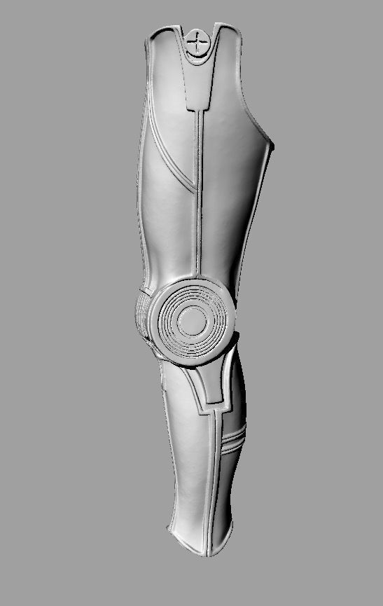 C3Po legs 3D scans Free 3D print model_2